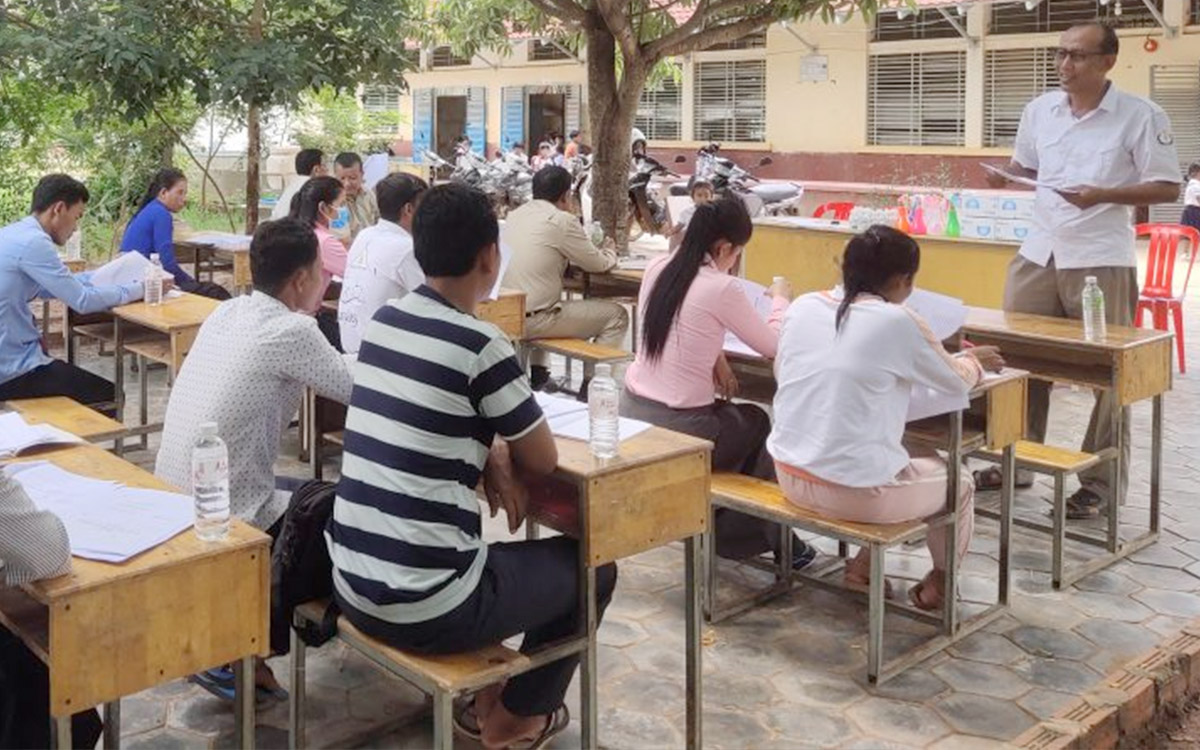 Covid-safe Schools Restart in Chi Kraeng